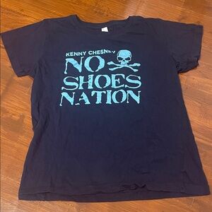 Kenny Chesney No Shoes Nation Ladies Tee NWOT